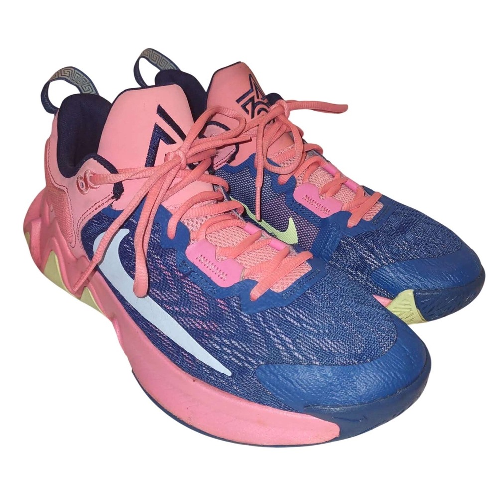 Nike Giannis Immortality 2 Basketball Shoes Laser Blue Pink DM0825-400 Size 8.5